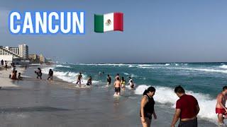 Cancún Mexico  Beach Walking Tour 4K 60fps March 22 2024