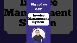  Big Update in GST  IMS - 1st October