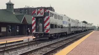 KCS SD70MAC and same metra