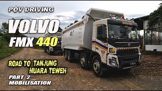 POV DRIVING VOLVO FMX 440 part 2