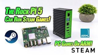 This Arm Based SBC Can Run Steam Games PC Games & EMUs On The Rock Pi 5