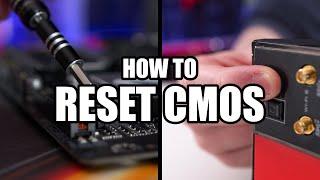 How To Reset Bios CMOS