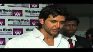 Bollywood actor Hrithik Roshan was caught revealing tidbits from his next - Shekhar Kapurs Paani