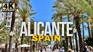 Walking Tour of Alicante Spain  4K