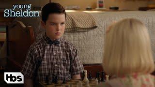 Young Sheldon Paige Beats Sheldon At Chess Season 2 Episode 2 Clip  TBS