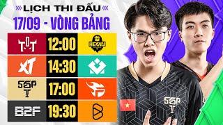 TDT VS HEV I XT VS MDH I SGP VS FL I B2F VS BOX - ĐTDV MÙA ĐÔNG 2022 - VÒNG BẢNG NGÀY 1709