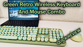 Mofii Sweet Wireless Keyboard And Mouse 104-Key Typewriter Retro Round Keycaps Kootop Review