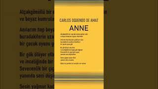 ANNE Carlos Oquendo de Amat -sesli şiir- Akın Altan