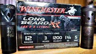 Comparing Turkey Choke Tubes Mossberg Accu-Choke XXFull vs Carlsons Long Beard XR