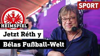 Béla Réthy Kultkommentator mit Eintracht-Herz zu Gast  Heimspiel  09.09.24  Sport