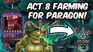 Act 8 Free To Play Paragon Push T6B & T3A Farming - Marvel Contest of Champions