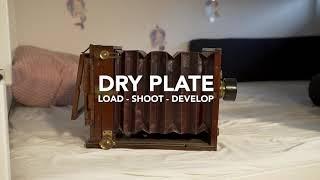 Dry plate photography load - shoot - develop 2020