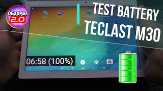  Teclast M30 Тест Батареи от 100% до 0% в YouTube  ОБЗОРЫ 2.0