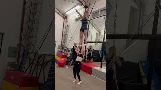 Trying to base a foot to hand ‍️ #acrobat #acro #acrobatics #gymgirl #gymnast #gym