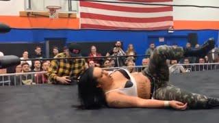 Dickinson icw New York Free match maria manic vs wwe  #wrestling #wrestlemania #wwe #entertainment