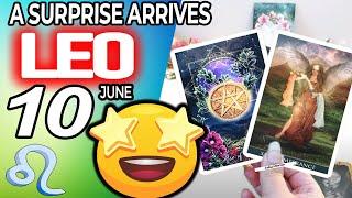 Leo ️A SURPRISE ARRIVES  horoscope for today JUNE 10 2024 ️ #leo tarot JUNE 10 2024