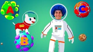 Alphabet Space - ABC Songs for Kids - Learn the alphabet with WOW Sesha family  Kids songs