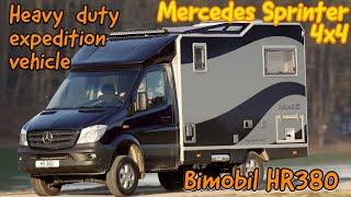 Heavy duty 4x4 Mercedes motorhome. Bimobil HR380