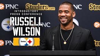 Russell Wilson Introductory Press Conference  Pittsburgh Steelers