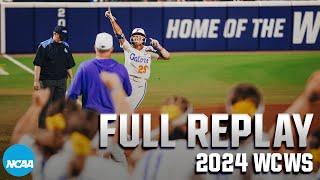 Florida vs. Oklahoma State 2024 Womens College World Series  FULL REPLAY