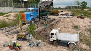 Trucks and tractors work hard on difficult roads.Rc Heavy.Tractor.Mega Rc TruckRc Hino 500…