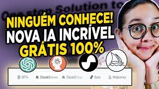 NOVA Ferramenta de IA GRÁTIS 100% para CRIAR IMAGEM MUSICA e TEXTO