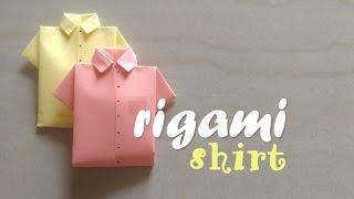 Origami Shirt  How to make an Origami Shirt 