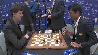 Vladislav Artemiev vs Praggnanandhaa R  FIDE World Blitz Chess Championship 2023