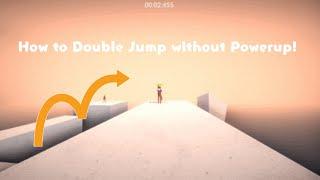 how to glitch double jump.