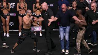 Manel Kape & Muhammad Mokaev nearly brawl at UFC 304 ceremonial weigh-in  MMA on ESPN