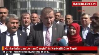 Leman Dergisini Protesto etti