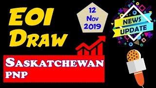 Saskatchewan PNP. SINP Draw. 12 November 2019