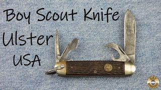 Pocket Knife Restoration - Boy Scout Knife Ulster USA