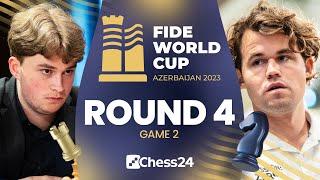 Can Magnus And Wesley Hit Back?  FIDE World Cup Round 4 Game 2