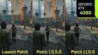 The Last of Us Part 1 PC Patch 1.1.0.0 - Noticeable Performance Improvements  RTX 4080  i7 10700