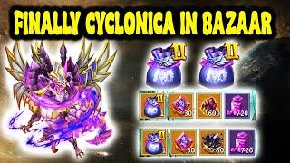 FINALLY CYCLONICA IN BAZAAR  CASTLE CLASH