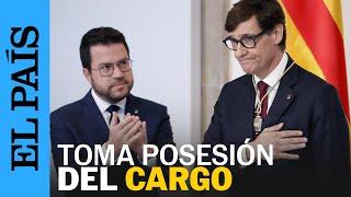 CATALUÑA  Illa toma de posesión como presidente de la Generalitat y promete gobernar para todos