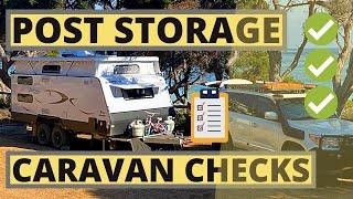 Post STORAGE CARAVAN CHECKS  Pre-Trip Checklist  Annual van maintenance  Jayco Outback  Safety