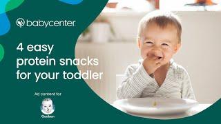 4 easy protein snacks for your toddler  Ad Content for Gerber