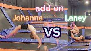 trying gymnastics after have stitchesadd on Laney vs johanna