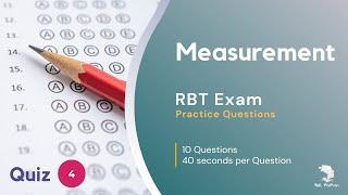 Quiz 4 - Measurement ABA Exam Practice Questions #ABA #RBT #BCBA