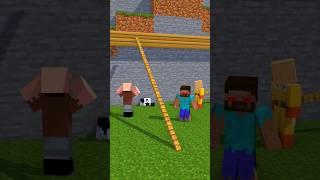 HELP Herobrine Pull Stone VS Entity VS Notch #herobrine #minecraft #shorts #saitama