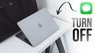 How to Turn Off Messages on Macbook tutorial