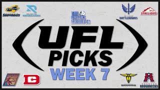 UFL Picks Week 7  2024