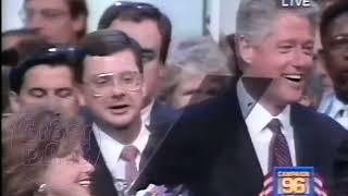 DNC 1996 Jams to General Public — Delegates Bill Clinton All Gore Jesse Jackson