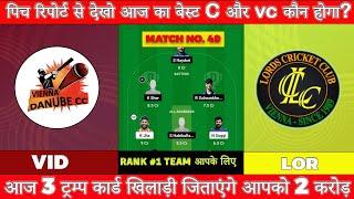 LOR vs VID Dream 11 Prediction LOR vs VID Dream 11 Team LOR vs VID Team Comparison