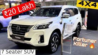 The New Huge 4X4 SUV Launched  ₹20 Lakh  Fortuner अब कौइ नहीं लेगा 2024 Nissan Terra 7 Seater SUV