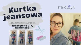 Kurtka jeansowa katana na wiosnę diy handmade festival look inspiracje.