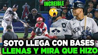 Juan Soto Llega con las Bases Llenas Vs Angels Lo Retaron y Miren Que Pasó NO LO CREERÁS MLB