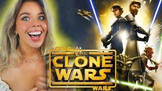 STAR WARS THE CLONE WARS 2008 REACTION  FIRST TIME WATCHING
